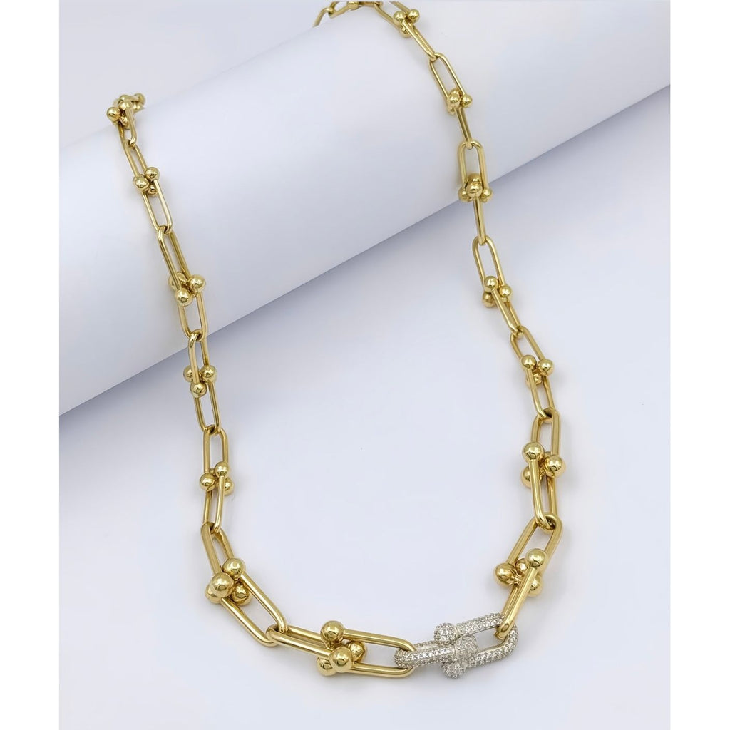Zuri Double Diamond Necklace