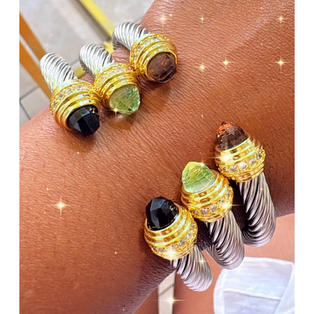 Colored Cable Bracelets