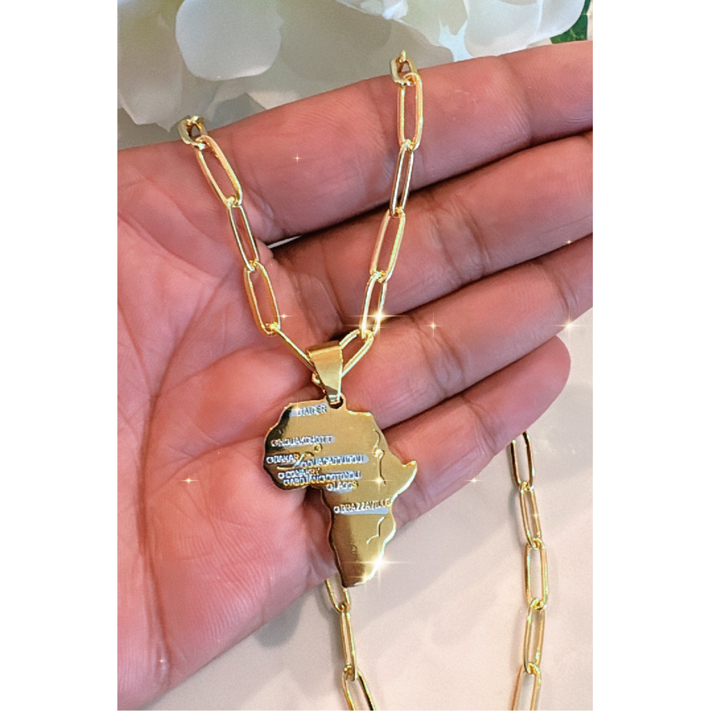 Mama Africa Paperclip Necklace