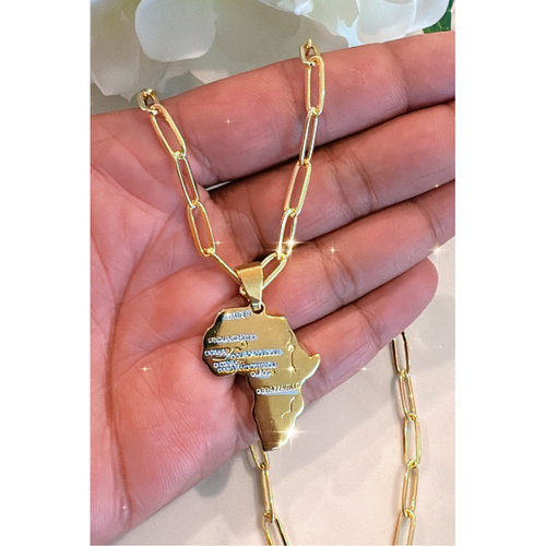 Mama Africa Paperclip Necklace