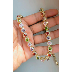 Candy Land Tennis Necklace
