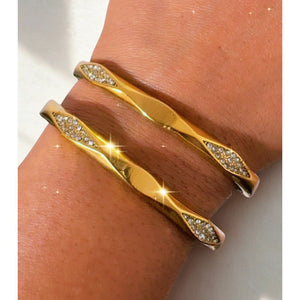 Crystal Pebble Bracelet