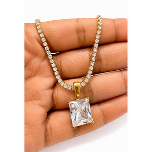 Diamond Girl Crystal Necklace