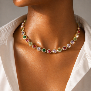 Candy Land Tennis Necklace