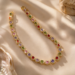 Candy Land Tennis Necklace