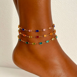 Candy Crystal Anklet
