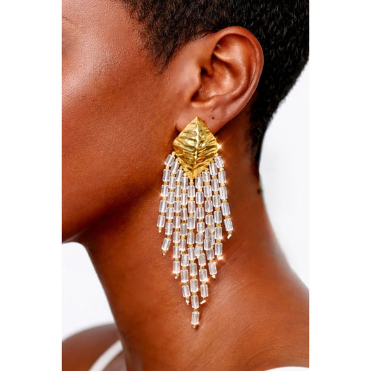 Lucite Chandelier Earrings