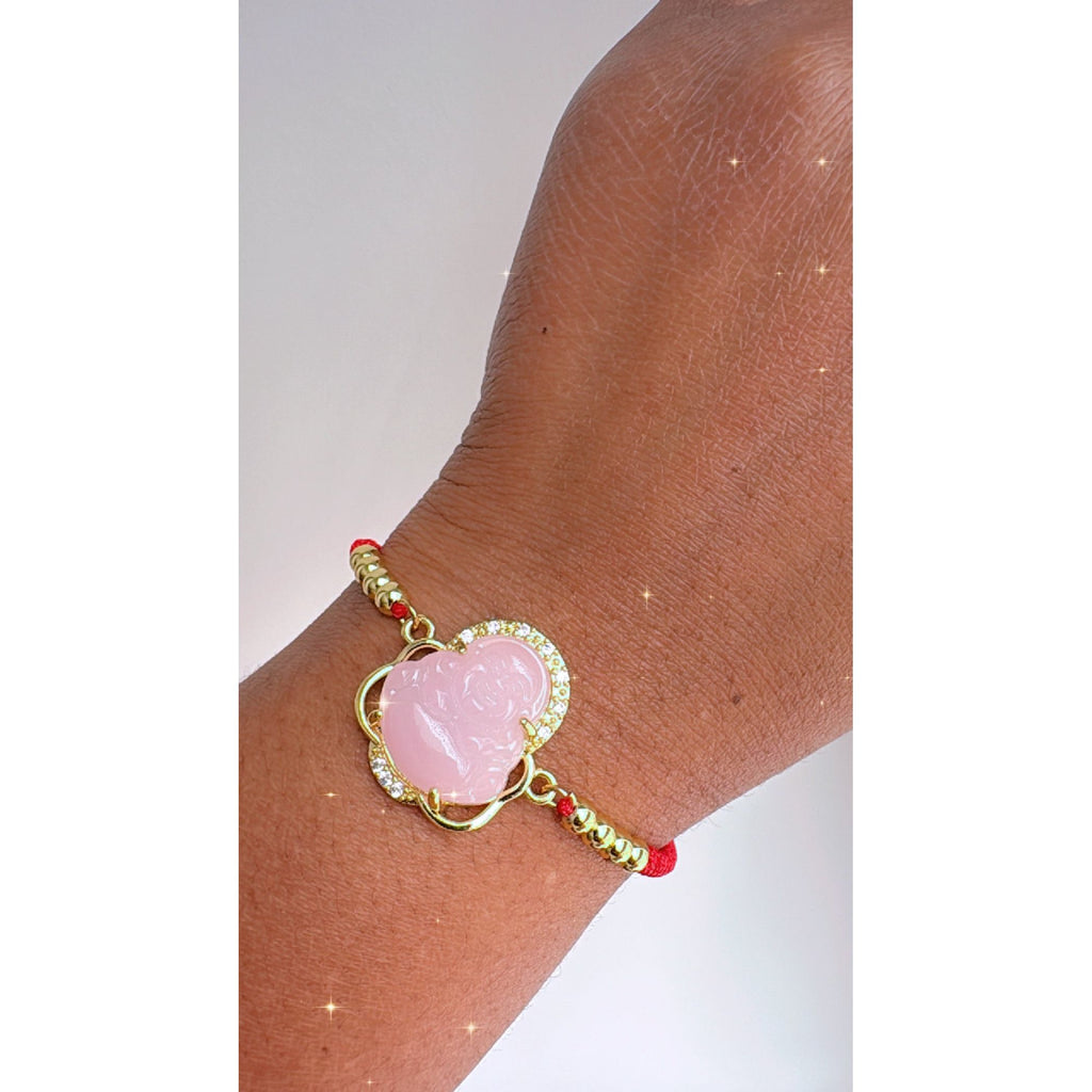 Pink Buddha Bracelet