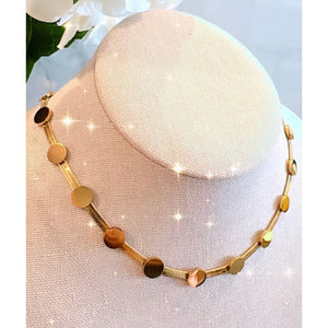 Dot Herringbone Necklace