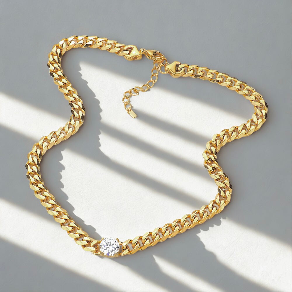 Princess Cuban Necklace