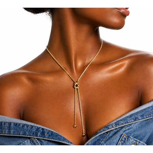 XOXO Lariat Necklace