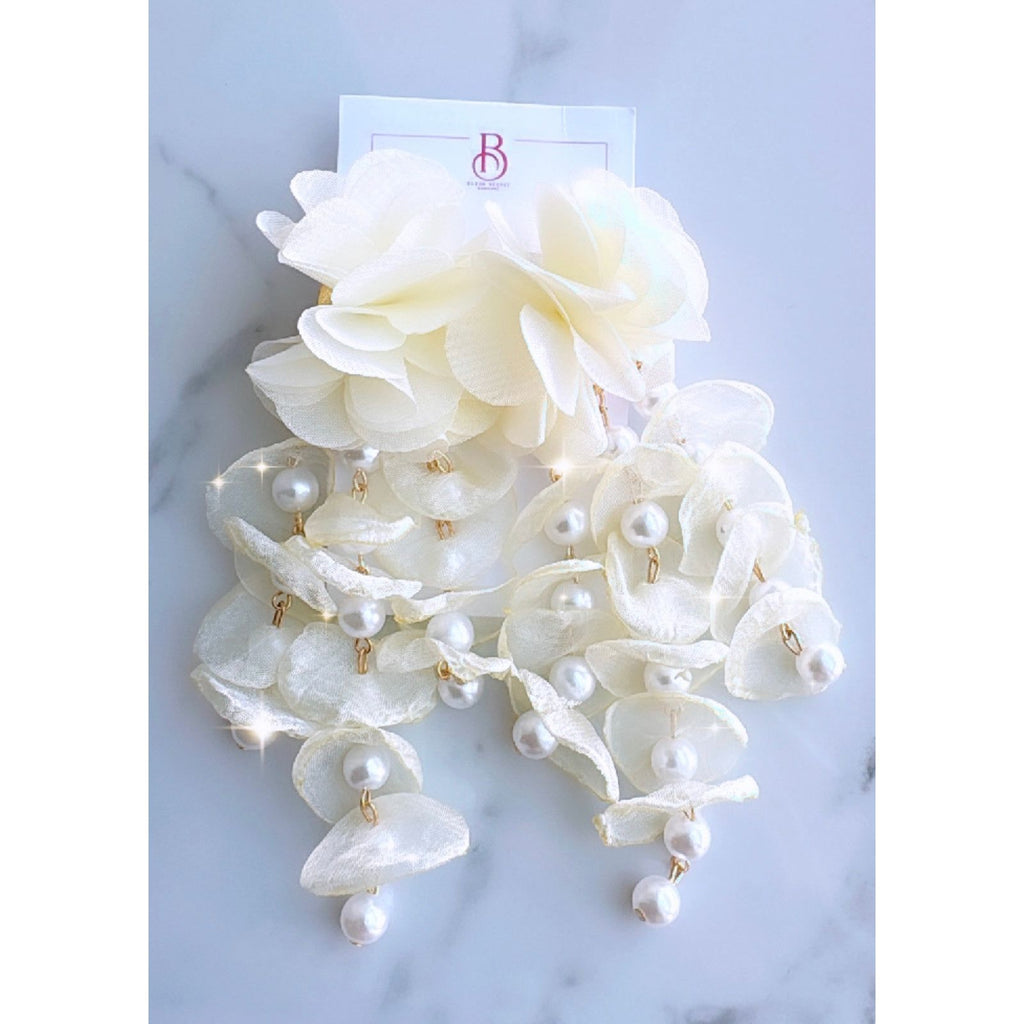 Pearls and Petals Earrings
