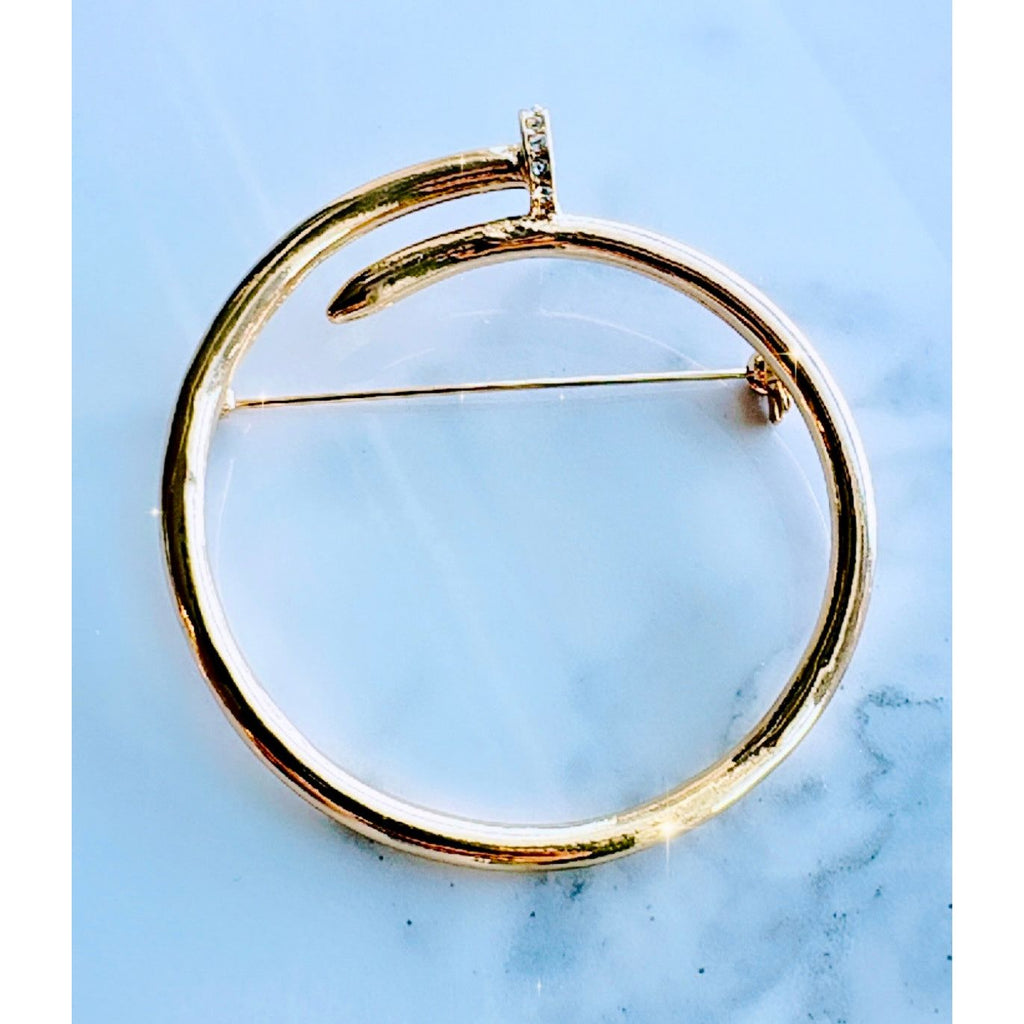 Nail It Brooch