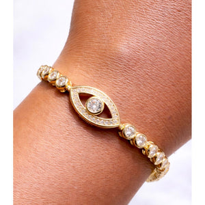 Crystal Eye Tennis Bracelet