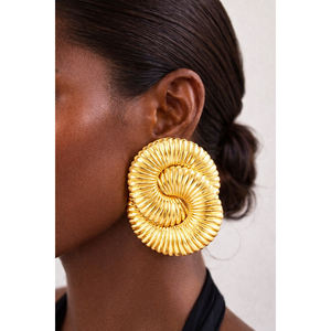 Swirl Statement Earrings