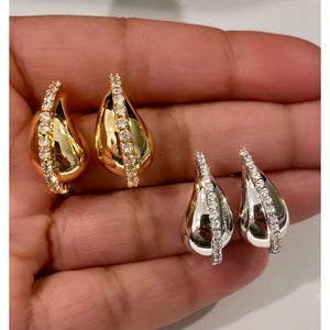 Petite Crystal Drop Earrings