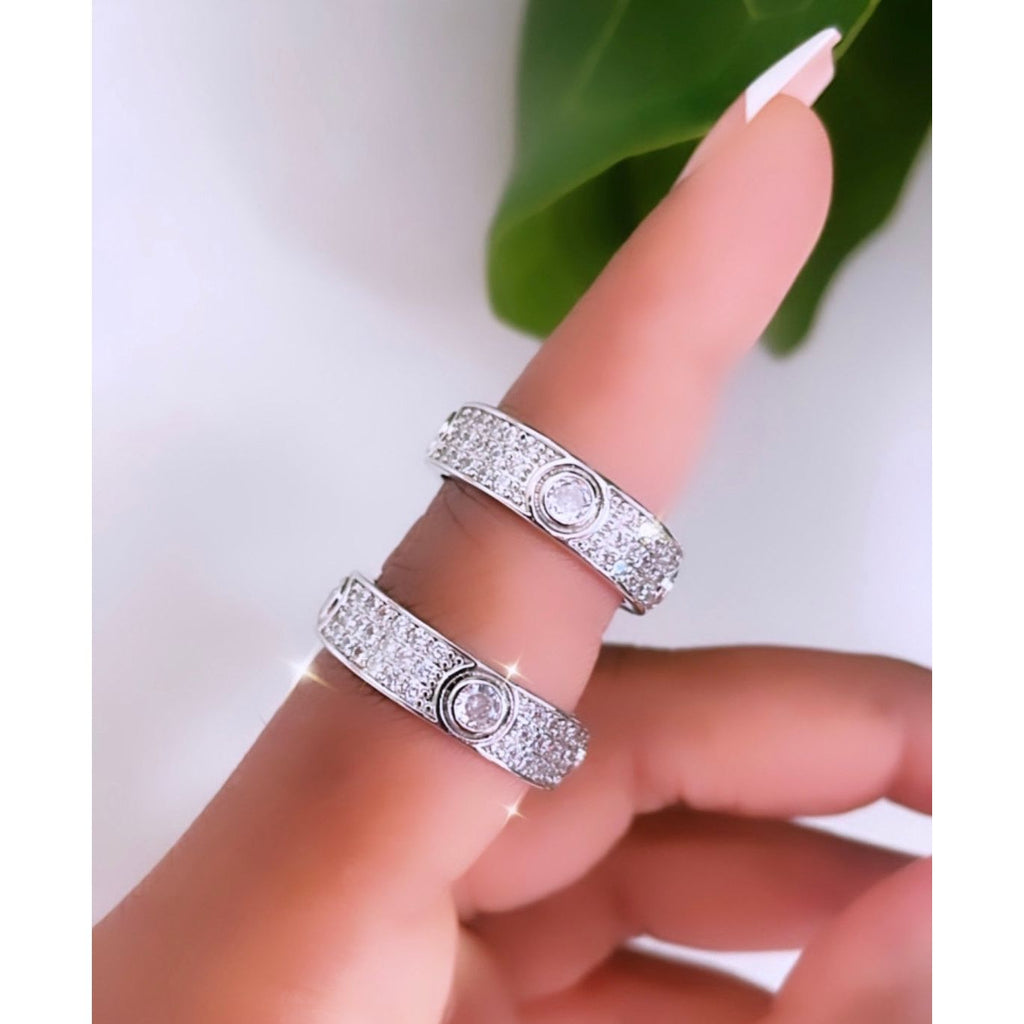 Crystal Love Rings