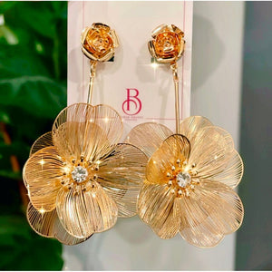 Daisy Flower Statement Earrings