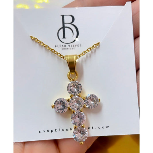 Chubby Crystal Cross