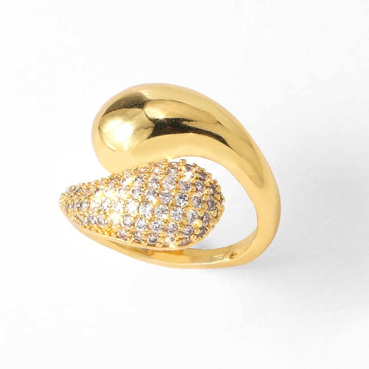Crystal Drop Ring
