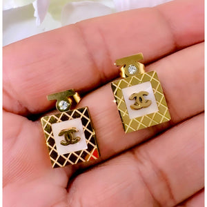 C Classy Perfume Bottle Studs