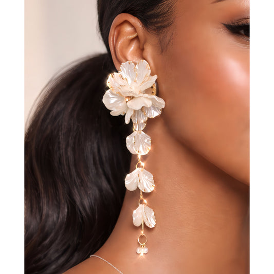 Pretty Pearl Statement Earrings