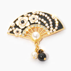 Fan Me Down Brooch