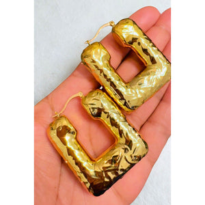 Chubby Square Hoops