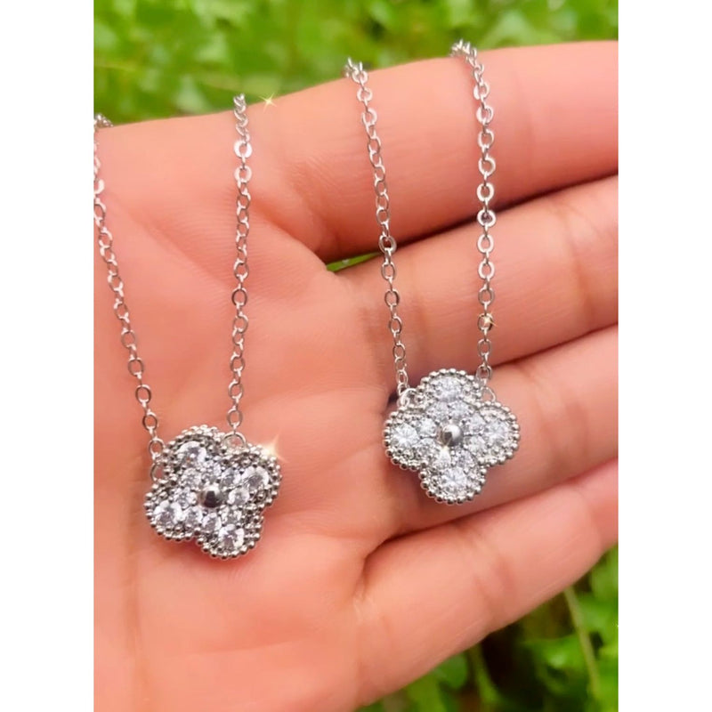 Crystal Clover Necklaces