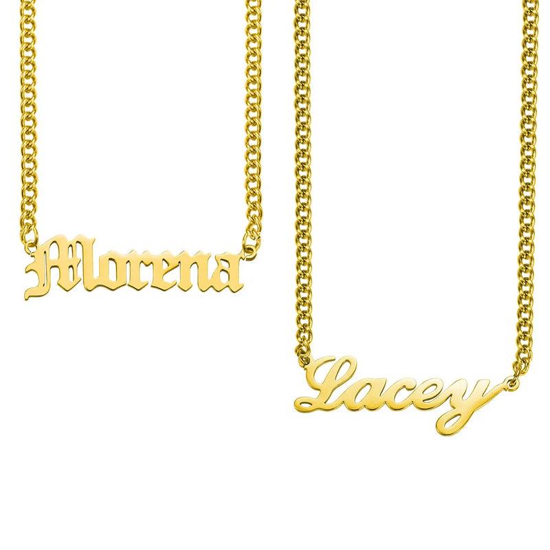 Personalized Cuban Link Name Necklace