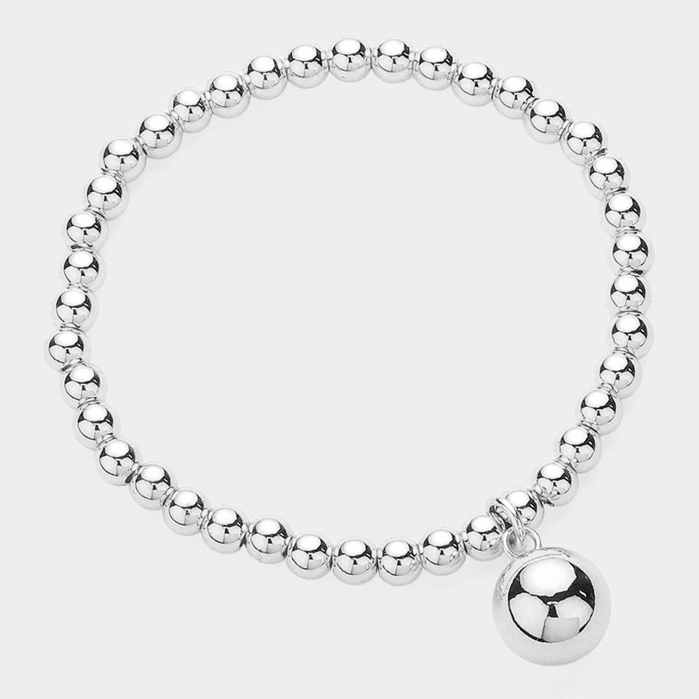 Silver Bauble Ball Bracelet