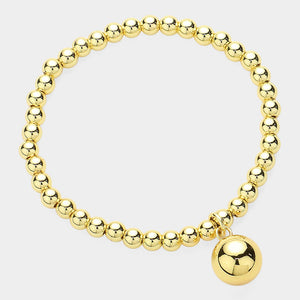 Gold Bauble Ball Bracelet