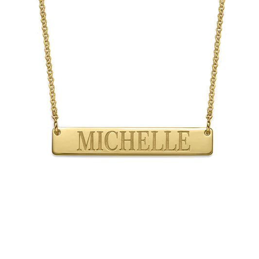 Bar Name Necklace
