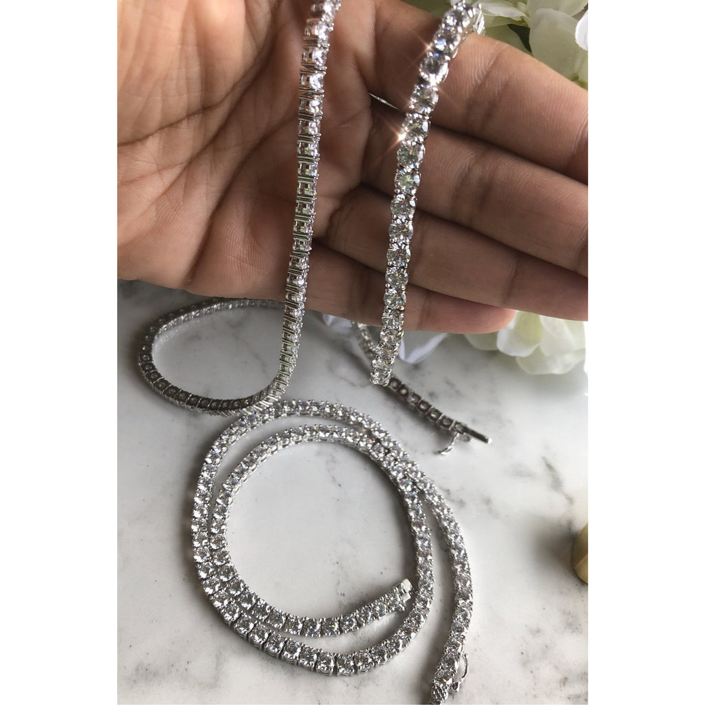 Timeless Crystal Tennis Necklace