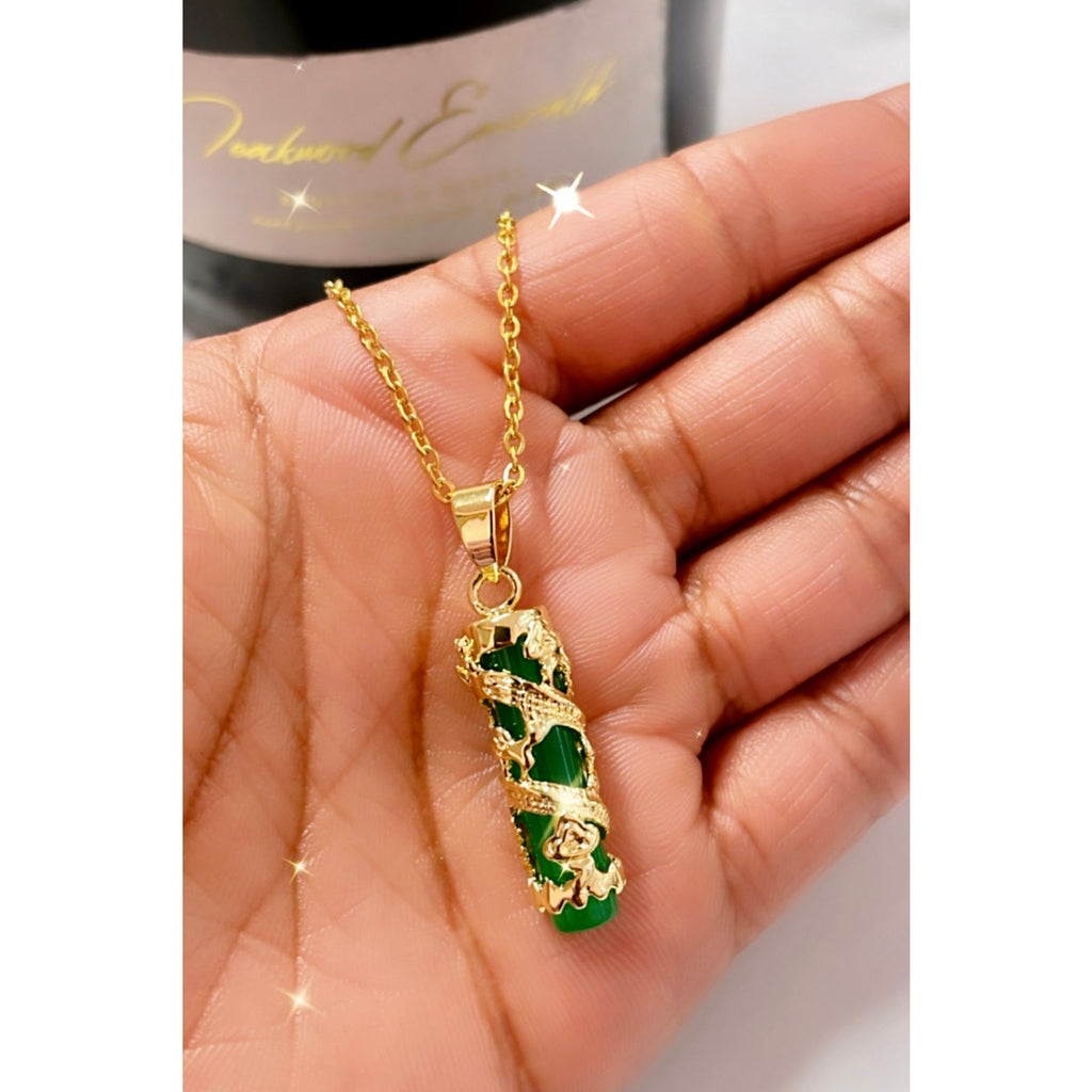 Harmony Green Jade Necklace.