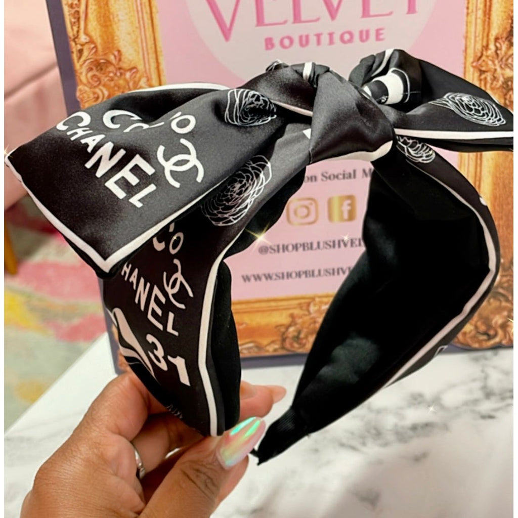 Coco Glam Black Headband