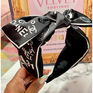 Coco Glam Black Headband