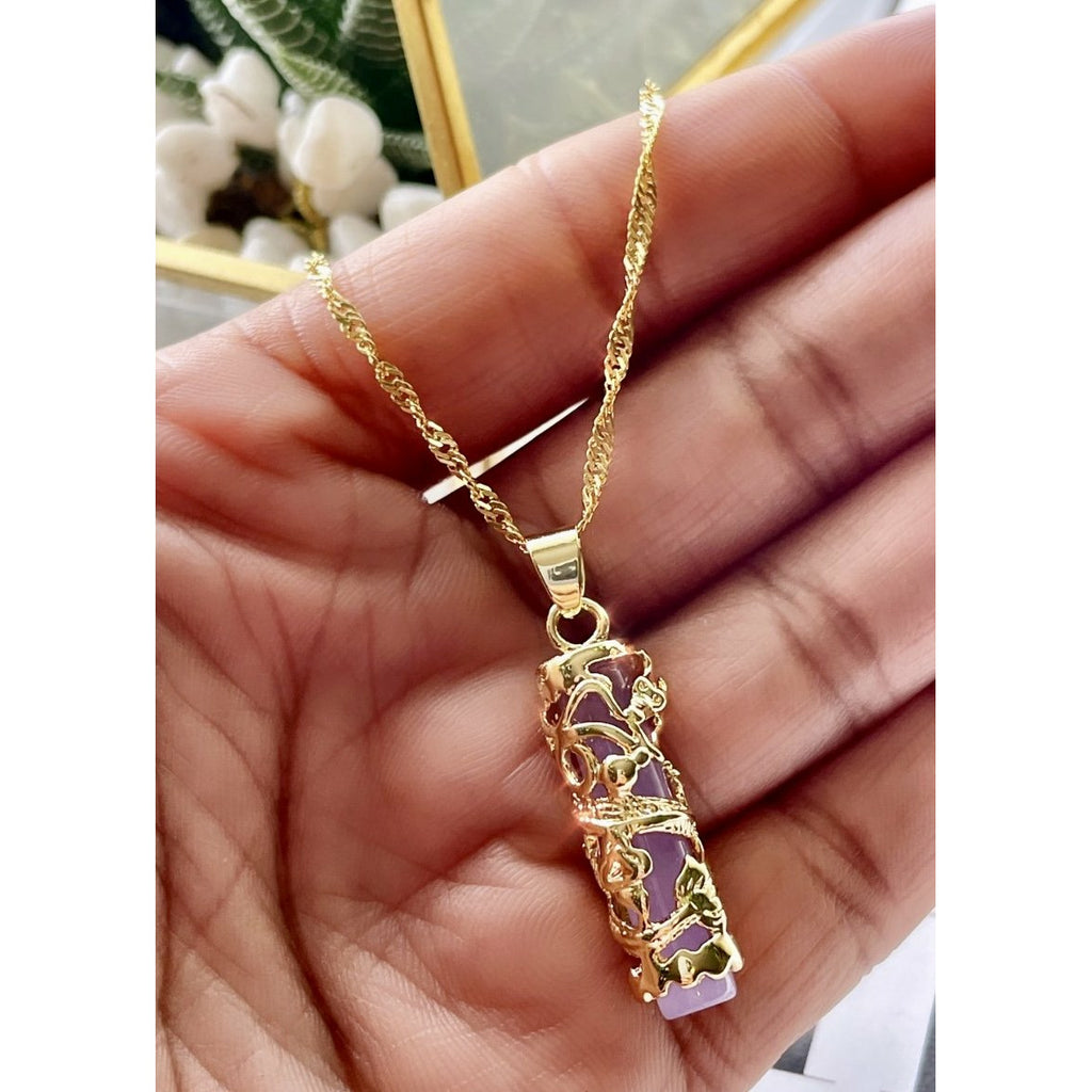 Harmony Lavender Jade Necklace