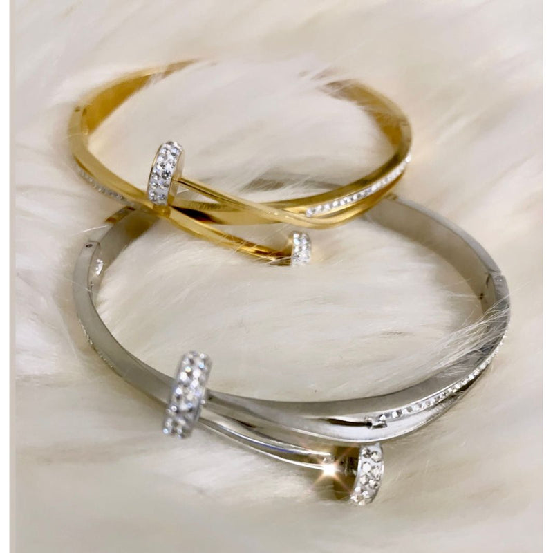 Jazzy Crystal Bracelets (Gold & Silver)