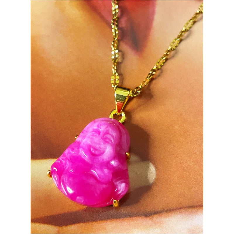 Blush Petite Buddha Necklace