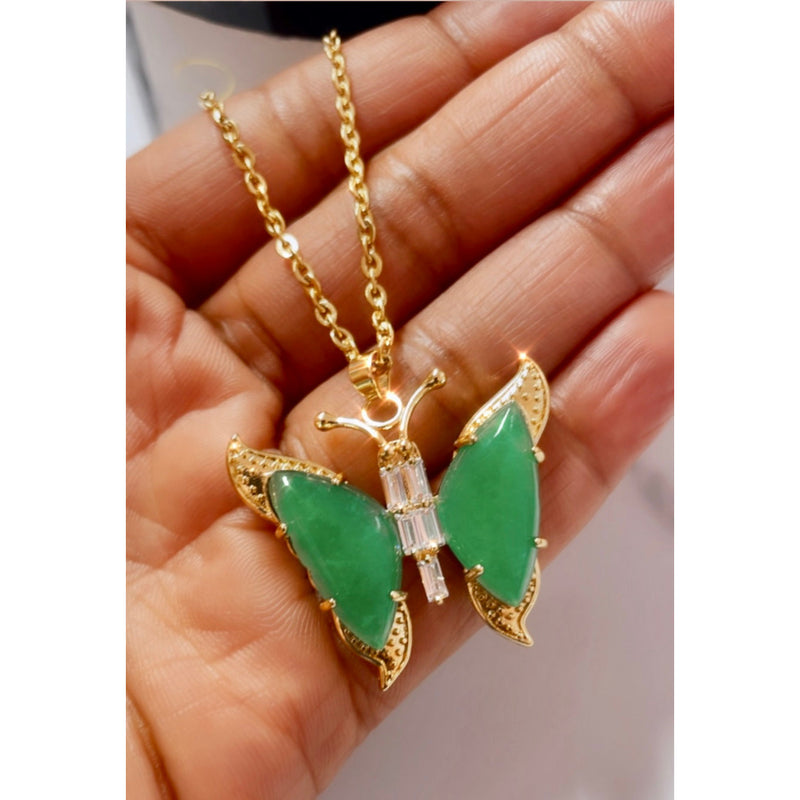 Kayla Jade Butterfly Necklace