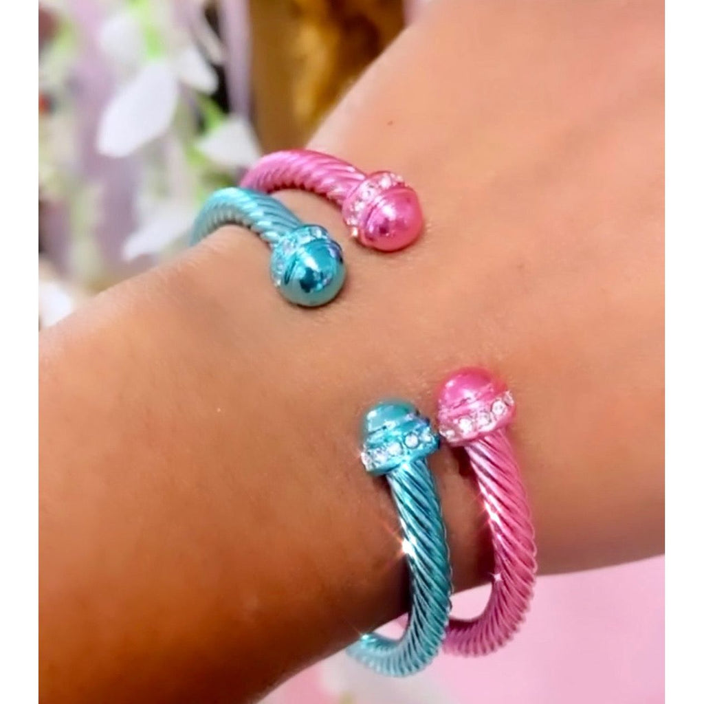 Crystal Candy Cable Bracelets