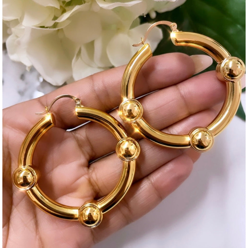 Gia Ball Hoops