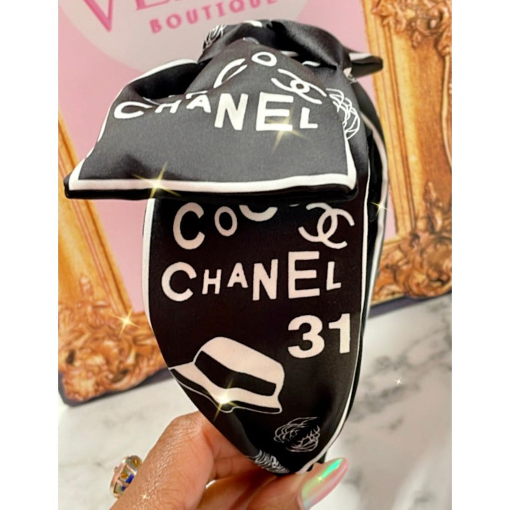 Coco Glam Black Headband